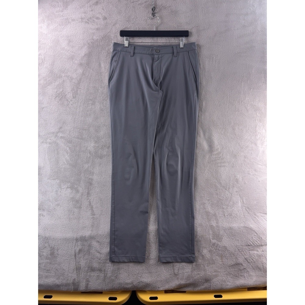 Rhone Commuter Pants Mens‎ Size 32x33 Gray Slim Fit Stretch Golf Casual